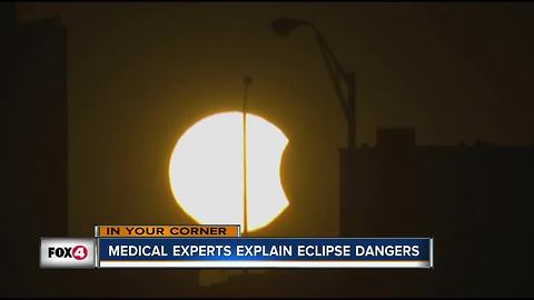 Medical experts explain eclipse dangers