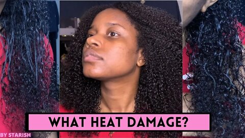 Method #1| How I Get The Heat Damaged Areas of My Hair To Curl