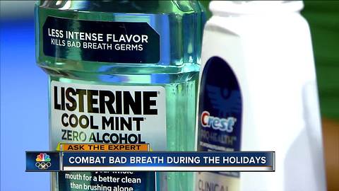 Combat bad breath during the holidays