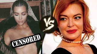 Kim Kardashian CLAPS BACK at Lindsay Lohan for Criticizing Her Braids in Topless Photo
