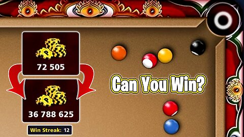 NO LOSE = LONDON to MUMBAI = 12 Win Streak - From 72k coins to 36M Coins - 8 Ball Pool - GamingWithK