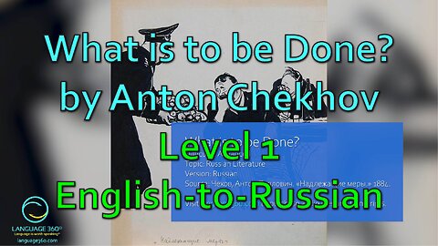 What is to be Done?: Level 1 - English-to-Russian