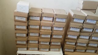 SOUTH AFRICA - Cape Town - Boxes of ashes at Salt River Forensic Pathology Services (Video) (xbS)