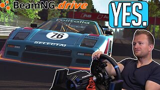 BeamNG Drive - Civetta Bolide DESTROYS the Nordschleife in Racing Simulator