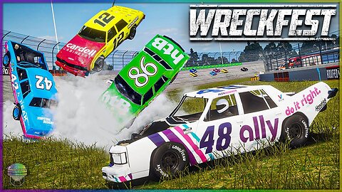 TALLADEGA SURVIVAL CHALLENGE! | Wreckfest