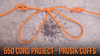 Prusik Hand Cuffs - A 550 Cord DIY Project