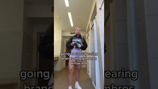 POV: you only wear gym brands to class 😎- Gym TikTok by gabbyraefit