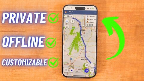 OsmAnd Maps for iPhone! Full Review // Private, Local, Downloadable Maps! DITCH GOOGLE TRACKING!