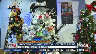 Goodwill's 11th annual Festival of Trees begins -- 7:30am live report