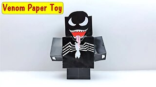 How to Create Venom from Spider-Man - Paper Toy