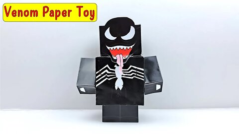 How to Create Venom from Spider-Man - Paper Toy