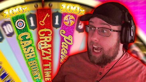 WE HIT EVERY GAMESHOW ON CRAZY TIME IN THE SAME SESSION! (INSANE PROFIT)