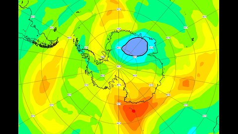 Ozone Hole Opening Up Over Antarctica (April 21, 2021)