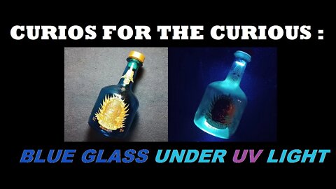 CURIOS for the CURIOUS [85] : Cabo Wabo Tequila Bottle under UV Light