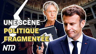 Analyse sur la défaite de Macron aux législatives; Bruxelles: manifestation contre le coût de la vie