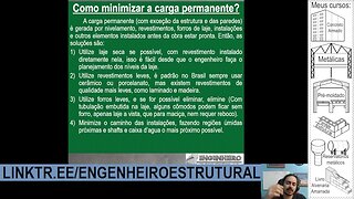 Como reduzir o peso de uma obra - Eng. Estrutural