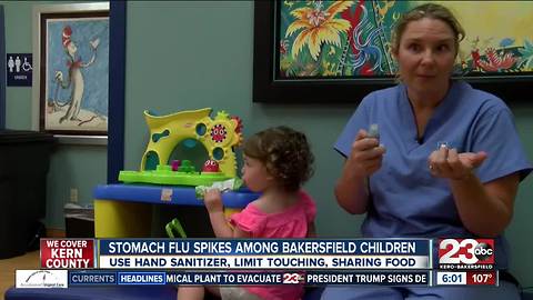 Stomach flu spikes among Bakersfield children