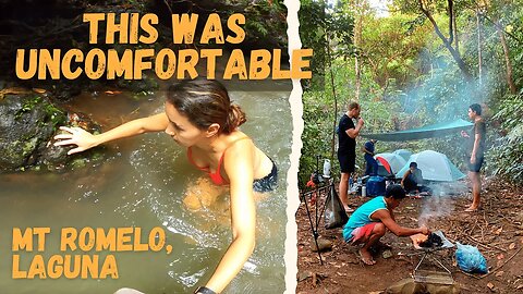 Overnight Camping with Friends + Batya Batya Falls in MT ROMELO, Laguna