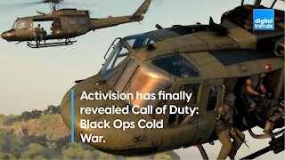 Activision has finally revealed Call of Duty: Black Ops Cold War.