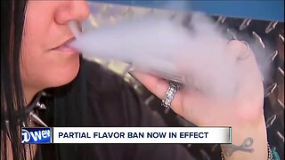 Starting today, a ban on certain flavored vaping cartridges is in effect, as the FDA pushes to clear the market of many of these products