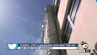 Students, staff claim SDSU building odor made them sick