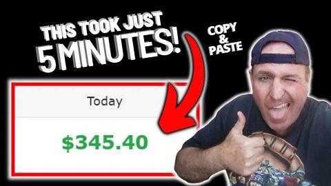 *FAST!* Get Paid +$345 EVERY 5 Minutes COPY-PASTING & Clicking Send! (Make Money Online)