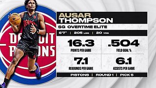 Detroit Pistons Select Ausar Thompson With The 5th Overall Pick