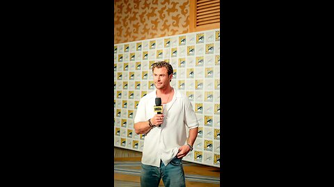 Chris Hemsworth has made a thrilling return to Comic-Con International after more than five years.