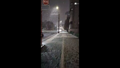 Heavy snowfall in Japan
