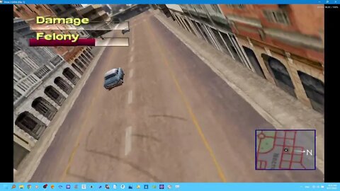 Driver 2 PS1: hopping over vehicles while being chased by popo