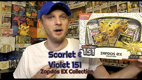 Marvel At The New Zapdos EX Collection 4k DCI Pokemon TCG 151 Unboxing!