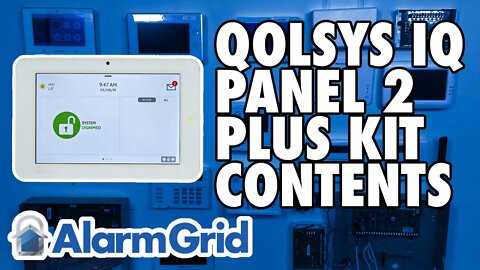 Contents of the Qolsys IQ Panel 2 Plus Kits