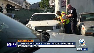 'Operation Clean Streets' making progress in West Palm Beach