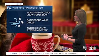 Tracking Snow and Dangerous Cold