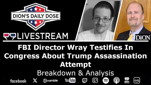 Wray Testifies In Congress About Trump Assassination: Face to Face w Dion & Shawn