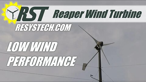 3 kW Off Grid Reaper Wind Turbine - Clean Low Wind Performance