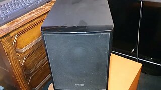 Test of the Sony passive subwoofer that was in the HiFi audio haul Model Sony Ss-wsb91 1.5 Ohm 285w