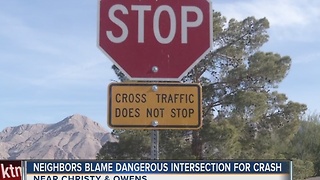 Residents blame dangerous intersection for high-speed crash