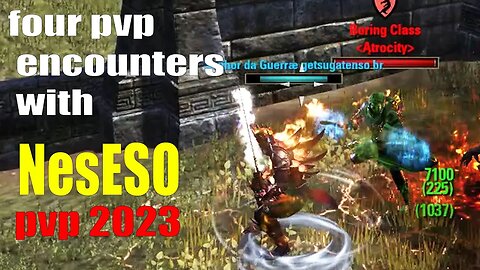 quatro encontros pvp com NesESO que não teve mortes Elder Scrolls Online