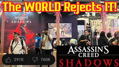Assassin's Creed Shadows FAILS At Japan Expo In France! ZERO Interest At Booth