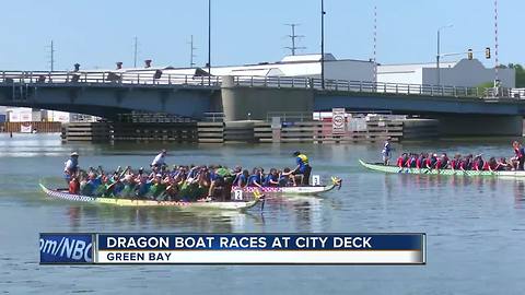 dragon boat races at CityDeck