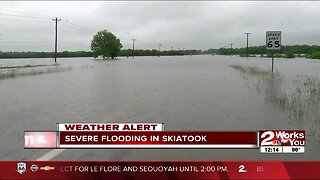 Severe flooding in Skiatook