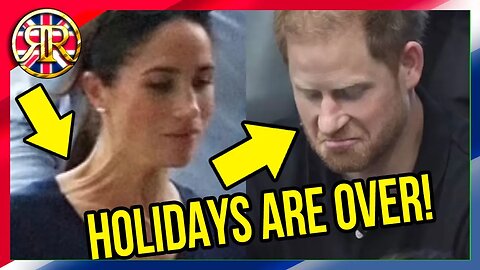 REPORT: Harry's smiles DISAPPEARED when Meghan ARRIVED!