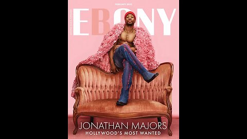 Jonathan Majors Emasculated By Ebony Magazine