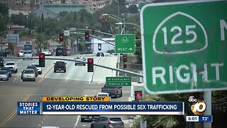 12 year-old rescued from possible sex trafficking