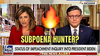 Speaker Mike Johnson asked Today: "Are you expecting to subpoena Hunter Biden?” 🔥🔥🔥