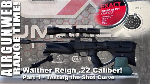 AIRGUN RANGE TIME - Umarex Walther Reign .22 Part 1 - Dialing in Accuracy w/an Unregulated Airgun