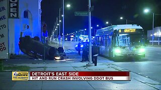 Police investigating hit-and-run crash involving DDOT bus