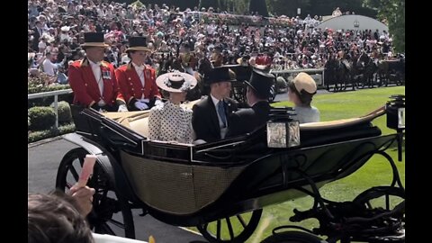 Prince William and Kate Middleton at Royal Ascot 2022