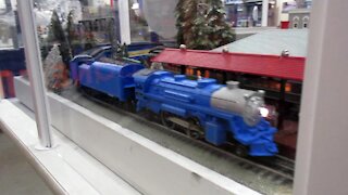 The Blue Comet O Gauge Train At The Lionel Store